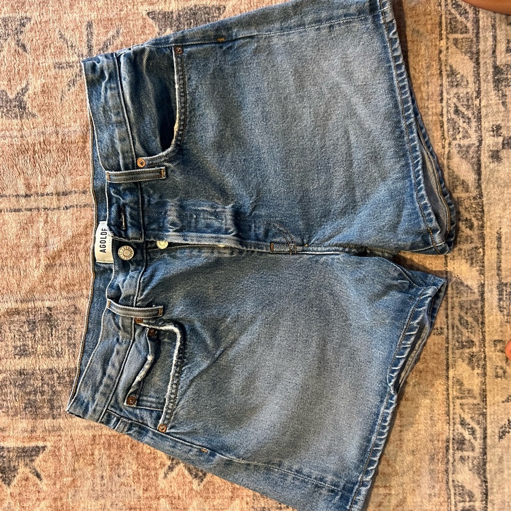 Blue Denim Shorts